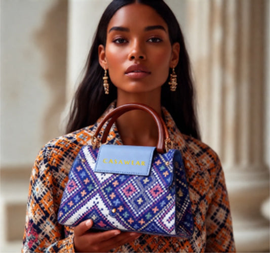 Handcrafted Boho Embroidered Tote Bag | Eco-Friendly Ethnic Pattern Handbag for Women | Unique Festival & Casual Accessory