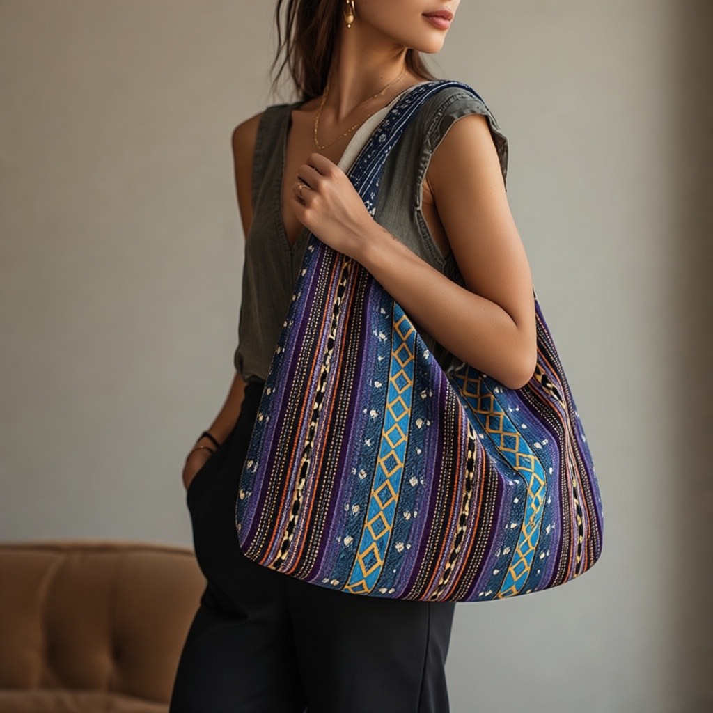 Terra Hobo - Custom Made-to-Order Artisan Purse | Handcrafted Embroidered Bag