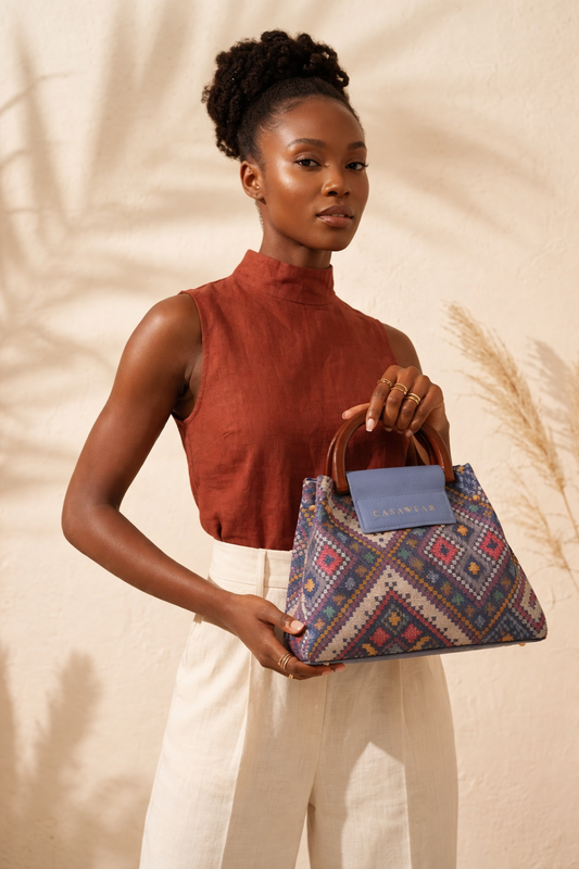 The Indigo Nomad Purse - Custom Made-to-Order  | Artisan Handcrafted Purse